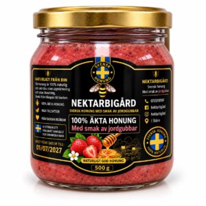 Jordgubbar honung