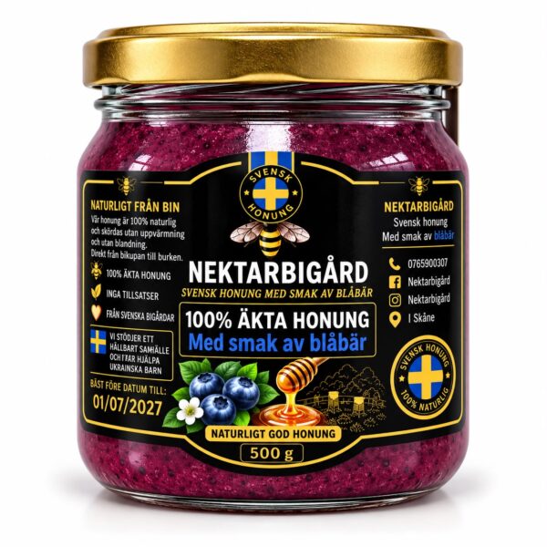 Blåbär honung