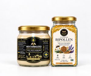 Honungsset med svensk honung & bipollen