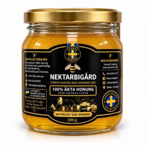 Naturlig svensk flytande honung