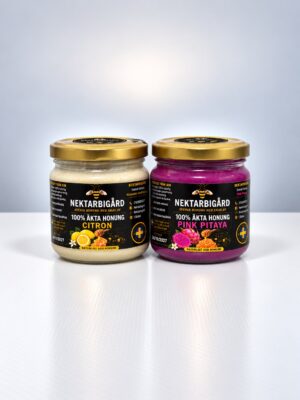 Smaksatt honung – Välj 2 valfria smaker 2 × 250 g