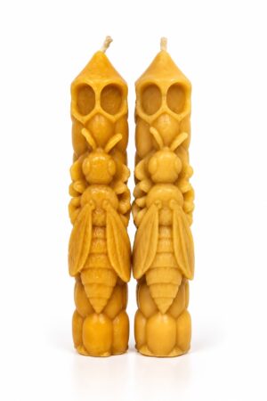 Bivaxljus med Bi och Bikupa – 2-pack