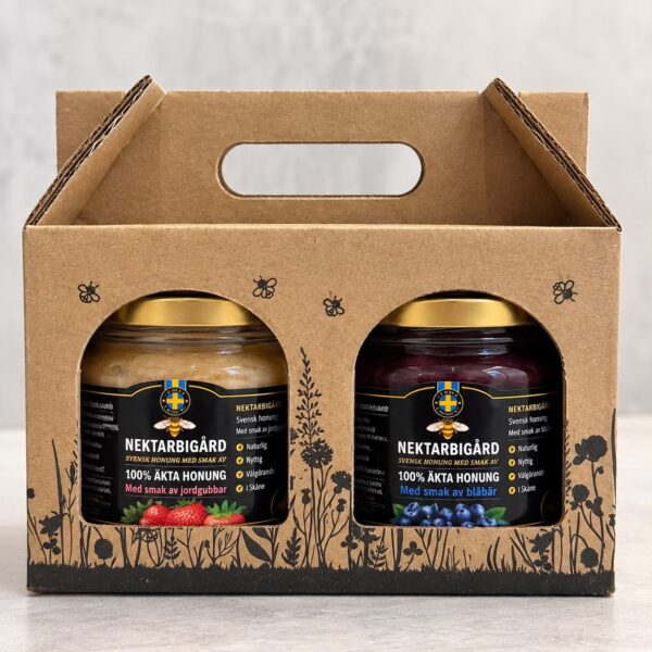 Flavoured Honey Gift Box – Choose Any 2 Flavours (2 × 500 g)